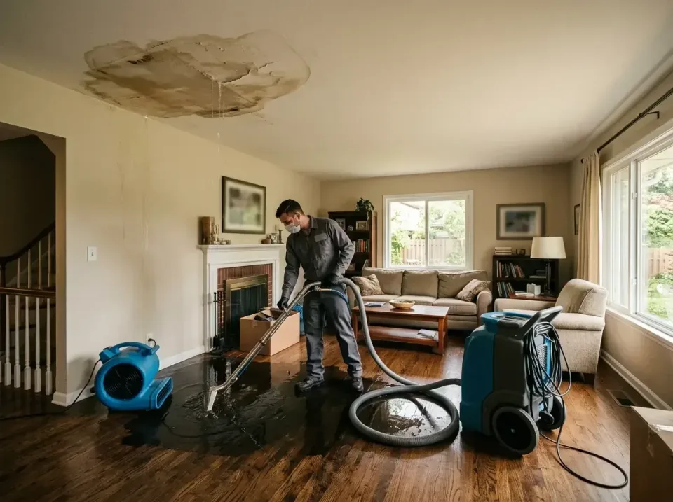 attic-pipe-burst-ceiling-drip-008 — frequently asked questions, Water Damage Restoration & Carpet Care in Columbia, PA